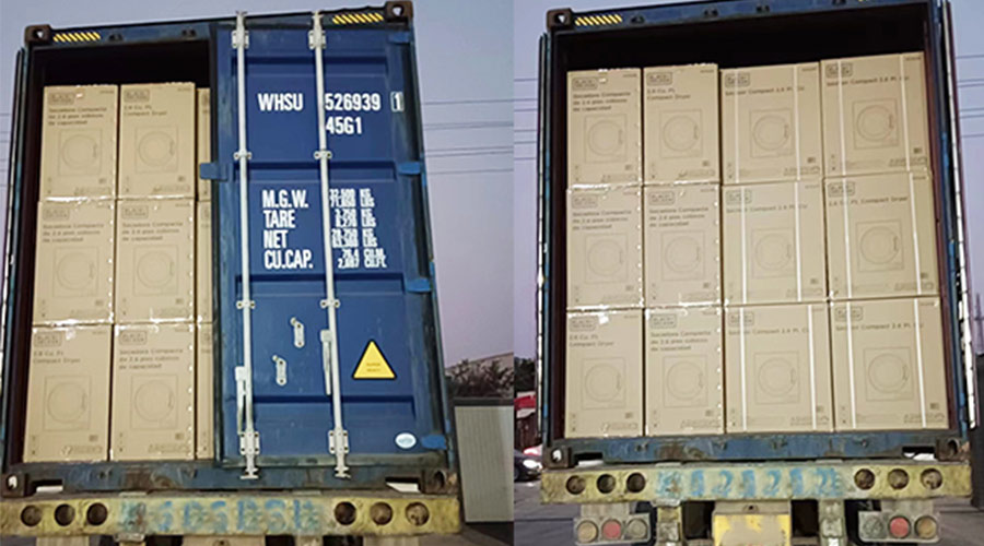 不分晝夜！完成客戶滾筒衣服烘干機發(fā)貨是職責(zé)所在