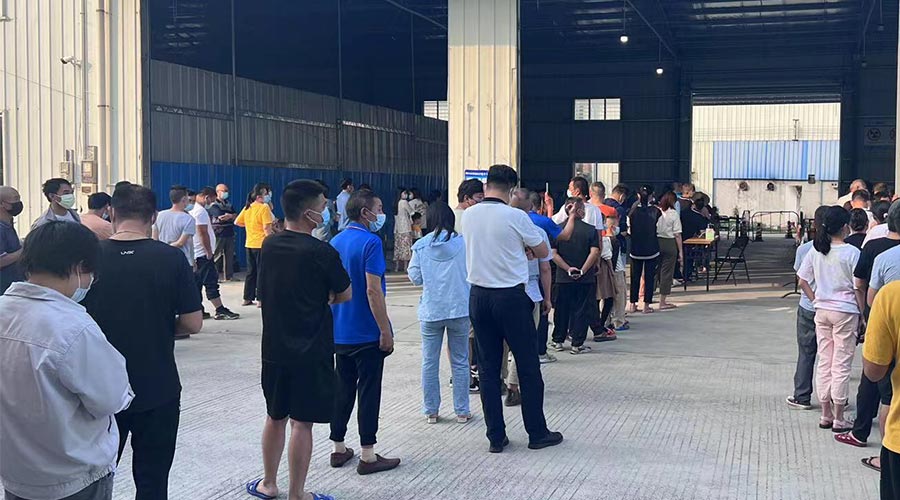 支援防疫是責(zé)任！金環(huán)電器助力鶴山核酸檢測