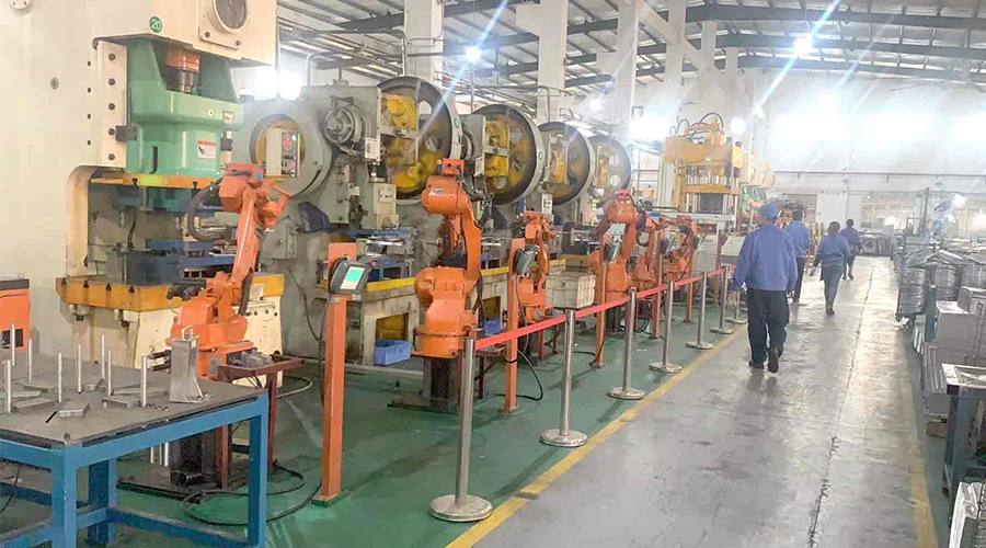 揭秘金環(huán)電器滾筒干衣機沖壓自動化生產(chǎn)是如何進行的？