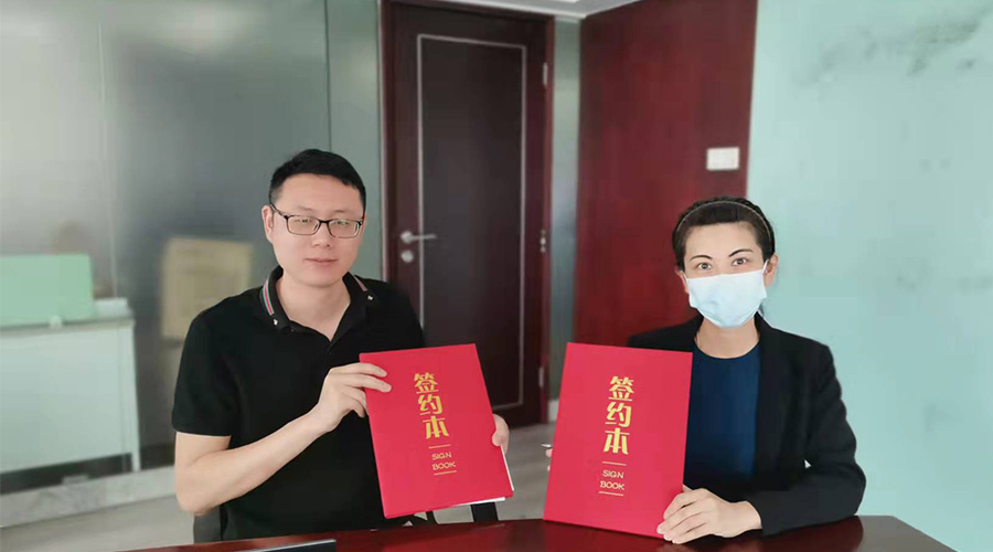 祝賀！金環(huán)電器與寧波某品牌電商客戶再次合作，簽約成功！