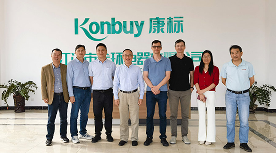 新項(xiàng)目對接！客戶伊萊克斯親臨金環(huán)電器參觀指導(dǎo)